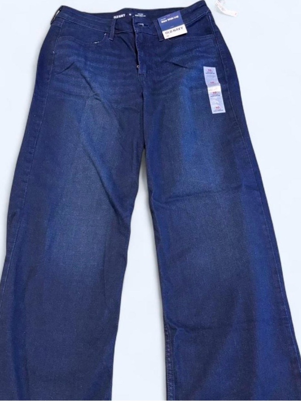 Old Navy Navy Blue Wide-Leg Jeans